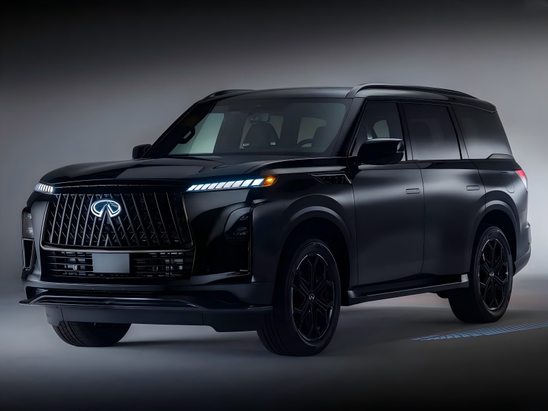 Kit Seachtrach Dubh / 3.5T V6 Cumhacht - Íomhánna Oifigiúla de 2026 Leagan Spóirt Infiniti QX80