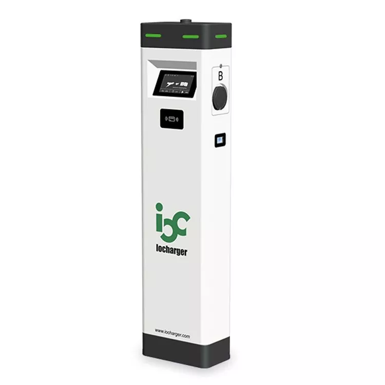 OCPP Pedestal 2x7-22KW Dual AC Tráchtála EV Charger